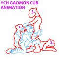 YCH Cub Gaomon Animation by Yiffox