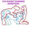 YCH Sunset Shimmer Animation by Yiffox