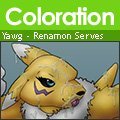 Coloration - Yawg's Renamon by humbird0