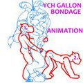 YCH Gallon Bonadage Animation, maybe W/S by Yiffox