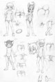 Bathing suit troop by Grose