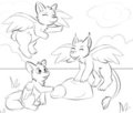 3 little kittens  by TheLittleShapeshifter