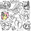 Cottontail & Ink Blot Doodles by Wick