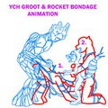 YCH Rocket & Groot Bondage Animation by Yiffox