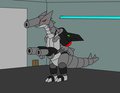 Gun Metal Dragon by kaijubunny
