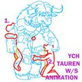 YCH Tauren W/S Animation by Yiffox