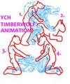YCH Timberwolf Animation by Yiffox