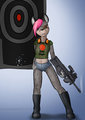 Commission: Lil'Loli at the Range by Danaume