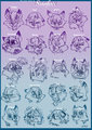 *C*_The many faces of Snofox by Fuf