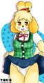 Isabelle Panties peek by pmanwag