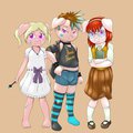 Three little Piglets by RisingDragon