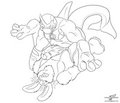 Terran Rex vs. Hyper Hare by DarwentheOrca