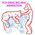 YCH Drag Big Mac Animation by Yiffox