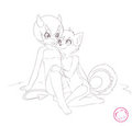 Pup Cuddles Welp by Floofy
