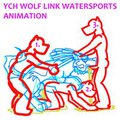 YCH Link Wolf Watersports Animation by Yiffox