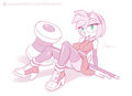 Amy Rose Patreon sketch&nbsp;&nbsp;by sallyhot