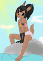 lynx on beach by kadeathnas