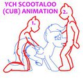 YCH CUB Scootaloo Animation by Yiffox