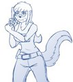 Special Agent Armstrong on the Scene by DurradonXylles