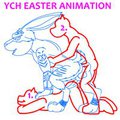YCH Easter Bunnymund Animation by Yiffox