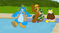 The Beach Bears Today original photograph by MaxDeGroot
