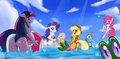 MLP: Summertime in Ponyville by sssonic2