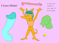 I Love Dicks! Children's Book by Kirapac
