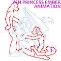 YCH Princess Ember Animation by Yiffox