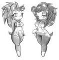 Sable and Mable by TenshiGarden