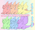 Smol Fat Baby Dragons base by Saucy