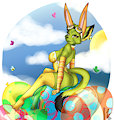 Easter Balloons by SaiSaiTehkittyshark