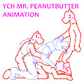 YCH Mr. Peanutbutter Anime by Yiffox