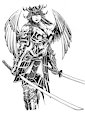 "No more playing nice!"~True form~ Elanors battlegear by AeylinFaith