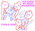 YCH Chibi Show by Rock! Animation by Yiffox