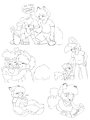 Sketch Sprint - Wolfie by ChocolateKitsune