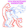 YCH Rocksteady Animation by Yiffox