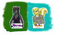Anthrocon '16 Badges by nezali