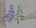 Sitting in watermelon tree progress gif by DakkaWoof
