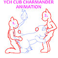 YCH Cub Charmander Animation by Yiffox