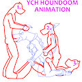 YCH Houndoom Animation by Yiffox