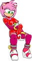 Futa Amy Rose: Read n' Fondle by 10eleven