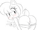 butt flash by TenshiGarden