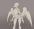 Mecha dragoness by alari