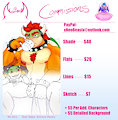 Commission sheet by xNeoBeastx