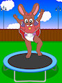 Amy on the Trampoline by DanielMania123