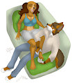 Playful Tickling on the Couch by megacycle