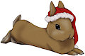 Santa Bunny by CausticeIchor