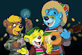 The beach bears: Las posadas by pandapaco