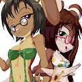 Commission - Bikini showing by goshaag