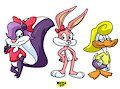 Tiny Toon Gals by xierra099